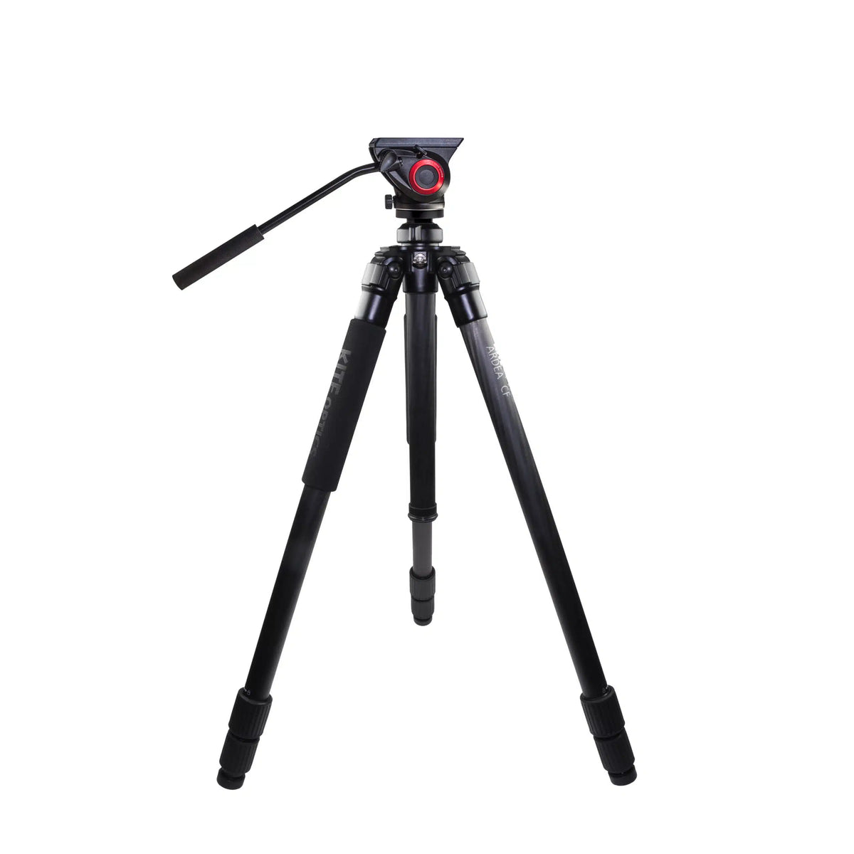Trípode kite optics ardea CF con rótula Manfrotto MVH500AH