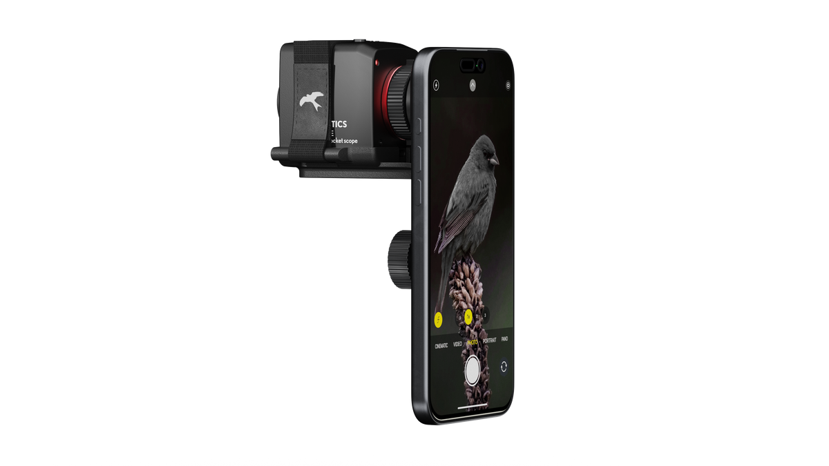 Ultra-compact stabilized monocular Kite Optics kite stabiONE