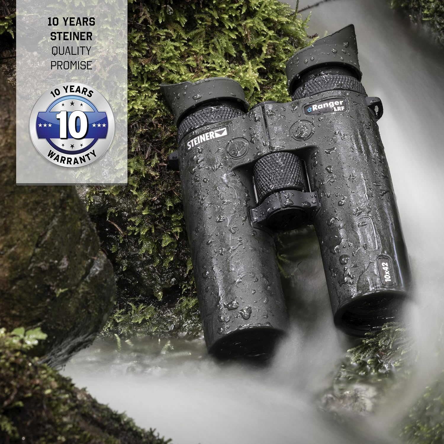 Steiner eRanger LRF 10x42 binoculars with integrated rangefinder 