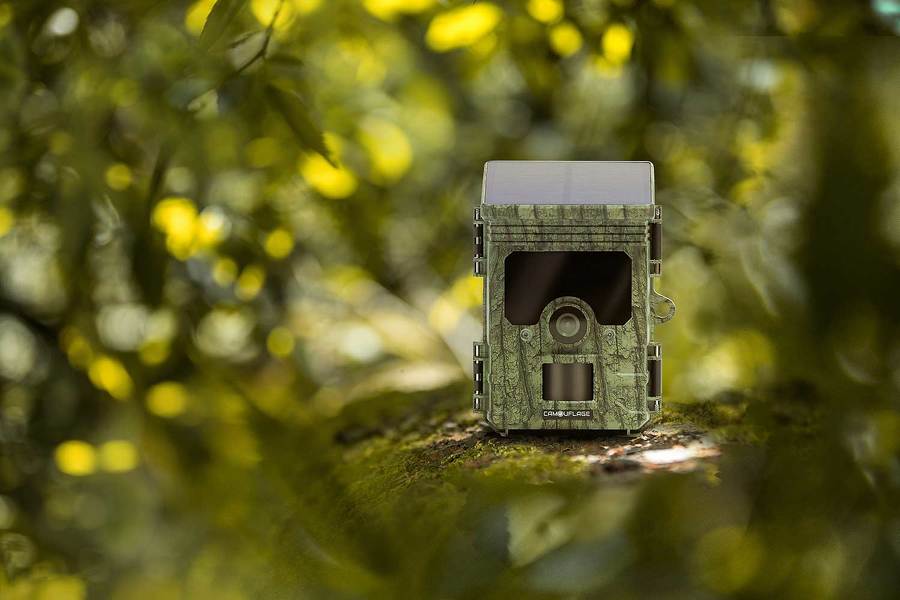 EZ-SOLAR WIFI 4K Camouflage Trail Camera 