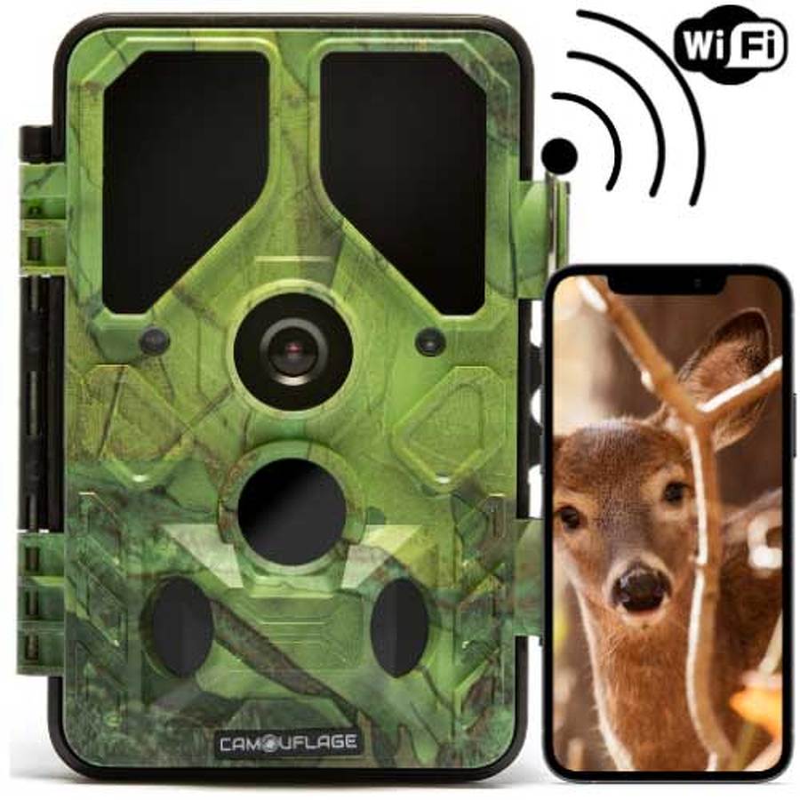 EZ45 Camouflage Trail Camera with WiFi and Smartphone Transmission 