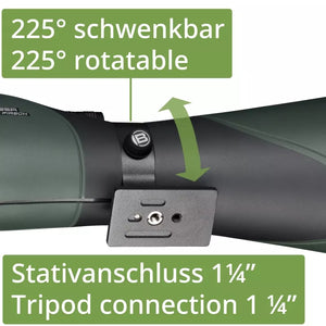 BRESSER Pirsch 25-75x100 Generation II udsigtskikkert med DeLuxe 10:1 fokusering 