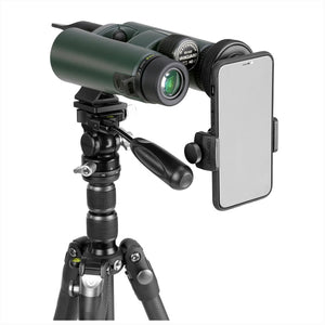 Universal digiscoping-adapter til smartphone/optik med bluetooth-fjernbetjening 