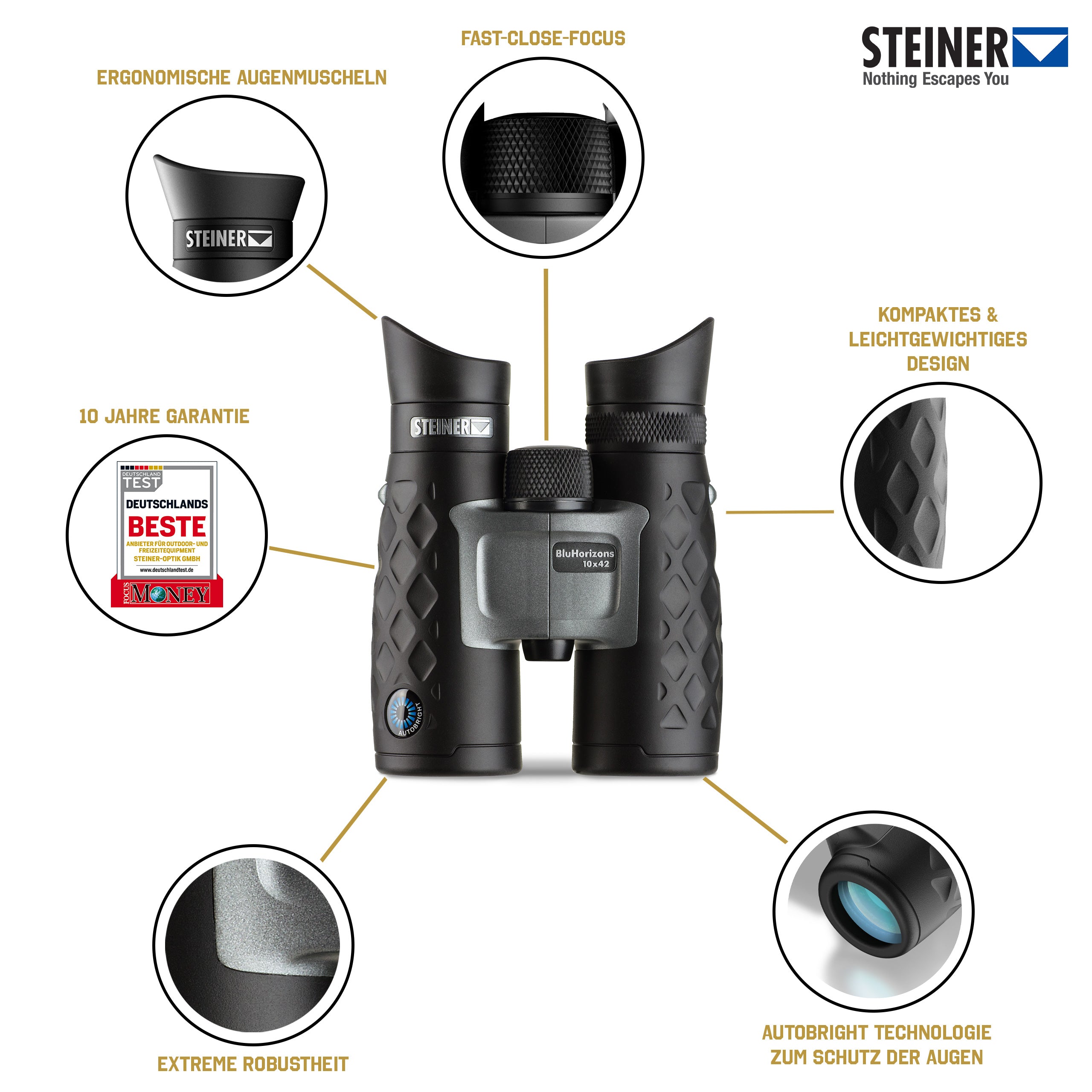 Binóculos Steiner BluHorizons 10X42 