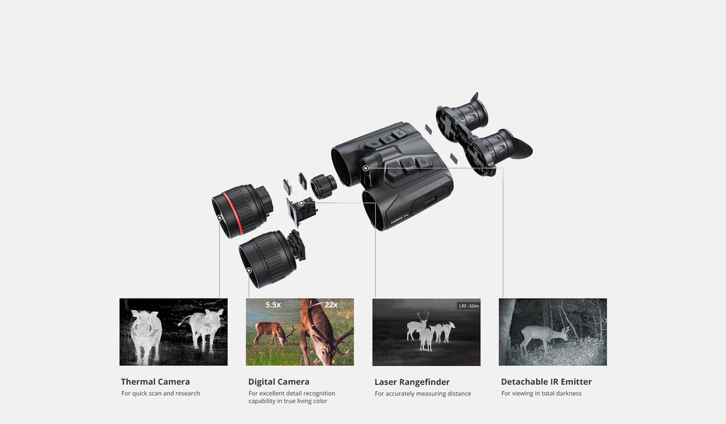 Habrok PRO HQ50LN Thermal Imaging Binoculars HIKMICRO 