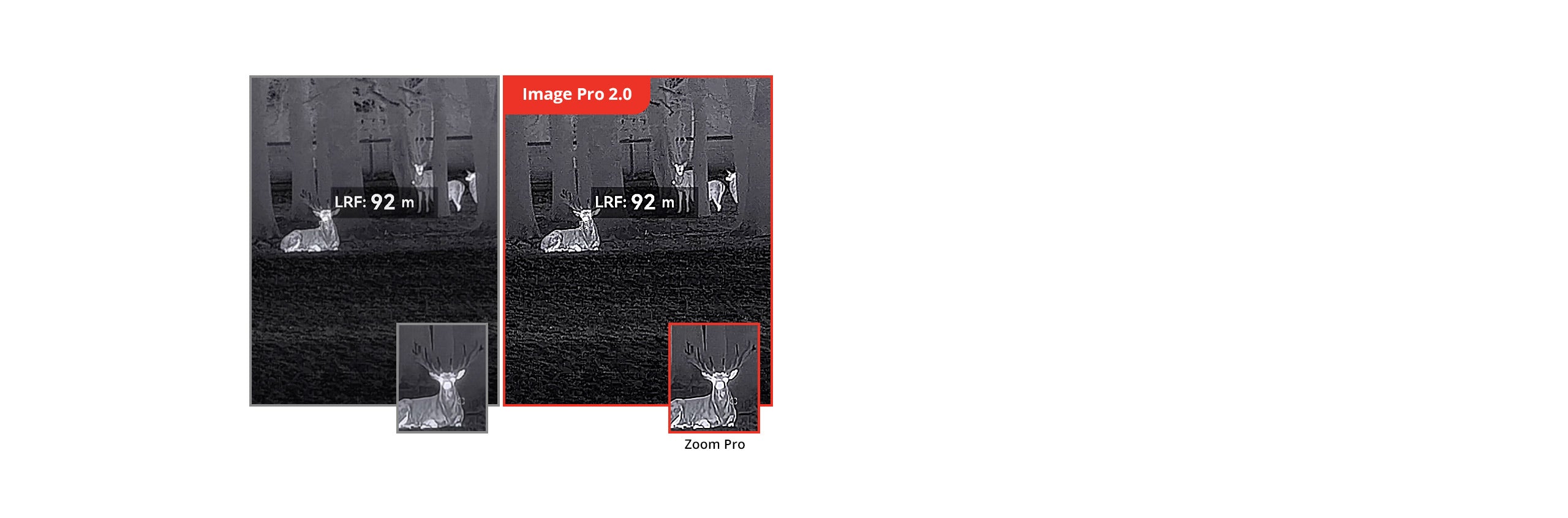 Thermal Monocular Hikmicro Falcon 2 FQ50LV 2.0 with Rangefinder 