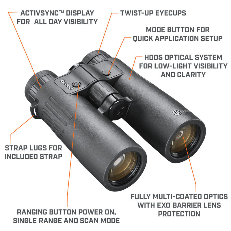 Bushnell FUSION X 10x42 rangefinder binoculars 
