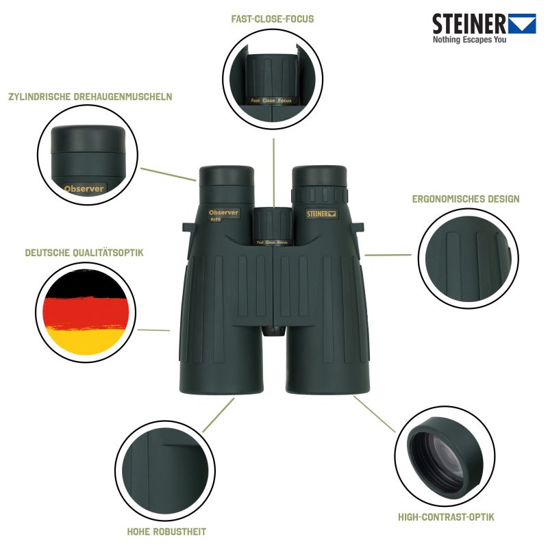 STEINER Observer 8x56 Binoculars 