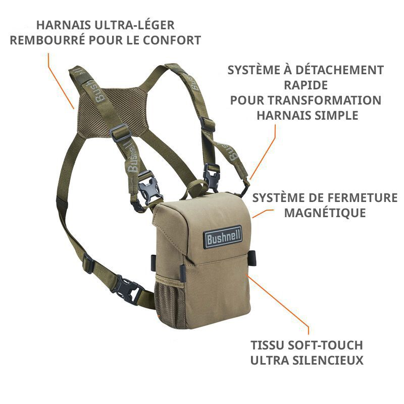 Bushnell harness with front pouch 