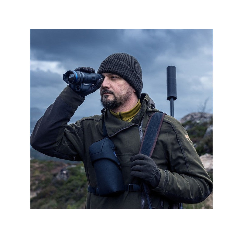 Monocular PULSAR de imagem térmica TELOS LRF XQ35 com telêmetro integrado 