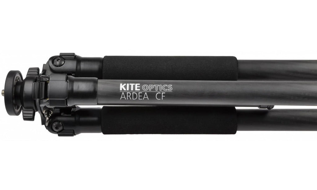 Trípode kite optics ardea CF con rótula Manfrotto MVH500AH 