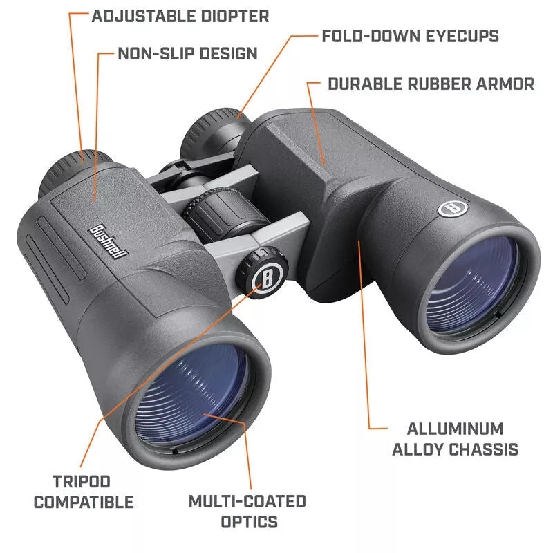 Bushnell Powerview 2 Porro 10x50 Binoculars 