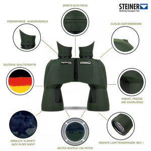 Steiner Nighthunter 8x56 Binoculars 