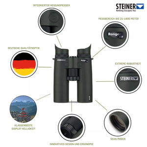 Binóculos Steiner Ranger LRF 10x42 Telémetro integrado 